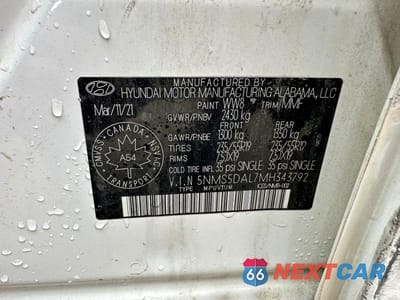 Zdjęcie 9 z 9 samochodu: 2021 HYUNDAI SANTA FE ULTIMATE VIN:5NMS5DAL7MH343792 - miniatura