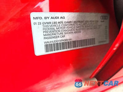 Zdjęcie 13 z 13 samochodu: 2023 AUDI A3 PREMIUM PLUS VIN:WAUHUDGYXPA069144 - miniatura