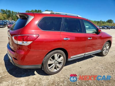 Trzecie zdjęcie samochodu z tyłu: 2014 NISSAN PATHFINDER S VIN:5N1AR2MN2EC629692 - miniatura