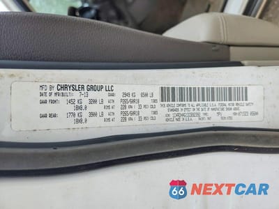 Zdjęcie 13 z 13 samochodu: 2013 DODGE DURANGO SXT VIN:1C4RDHAG1DC692392 - miniatura