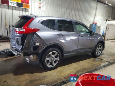 Trzecie zdjęcie samochodu z tyłu: 2019 HONDA CR-V EX VIN:5J6RW2H57KL004110 - miniatura