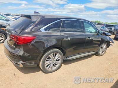 Trzecie zdjęcie samochodu z tyłu: 2017 ACURA MDX TECHNOLOGY VIN:5FRYD4H56HB040304 - miniatura