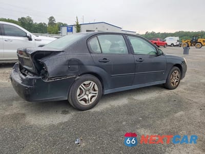 Trzecie zdjęcie samochodu z tyłu: 2007 CHEVROLET MALIBU LS VIN:1G1ZS58NX7F174754 - miniatura