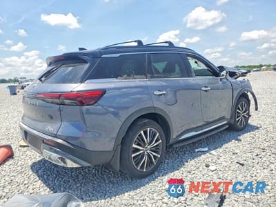 Trzecie zdjęcie samochodu z tyłu: 2022 INFINITI QX60 AUTOGRAPH VIN:5N1DL1HT6NC341739 - miniatura