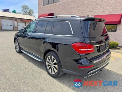 Trzecie zdjęcie samochodu z tyłu: 2018 MERCEDES-BENZ GLS 450 4MATIC VIN:4JGDF6EE9JB178577 - miniatura