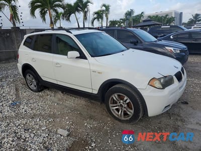 Czwarte zdjęcie samochodu z boku: 2006 BMW X3 3.0I VIN:WBXPA93426WD28286 - miniatura
