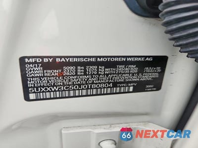 Zdjęcie 12 z 12 samochodu: 2018 BMW X4 XDRIVE28I VIN:5UXXW3C50J0T80804 - miniatura