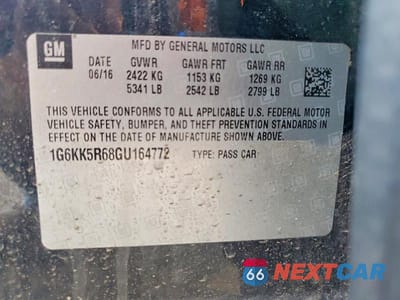 Zdjęcie 13 z 13 samochodu: 2016 CADILLAC CT6 PLATINUM VIN:1G6KK5R68GU164772 - miniatura