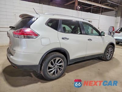 Trzecie zdjęcie samochodu z tyłu: 2015 NISSAN ROGUE SL VIN:5N1AT2MVXFC794831 - miniatura