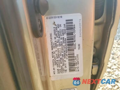 Zdjęcie 12 z 12 samochodu: 2002 TOYOTA CAMRY XLE V6 VIN:4T1BF30K42U503094 - miniatura