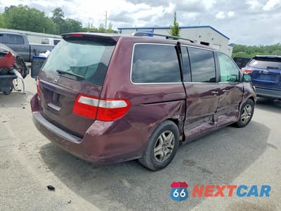 Trzecie zdjęcie samochodu z tyłu: 2007 HONDA ODYSSEY EXL VIN:5FNRL386X7B033527 - miniatura