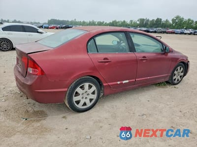 Trzecie zdjęcie samochodu z tyłu: 2008 HONDA CIVIC LX VIN:1HGFA16548L081578 - miniatura