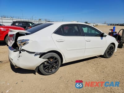 Trzecie zdjęcie samochodu z tyłu: 2018 TOYOTA COROLLA L VIN:2T1BURHE9JC972513 - miniatura