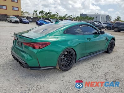 Trzecie zdjęcie samochodu z tyłu: 2026 BMW M4 COMPETITION VIN:WBS33HK04TCV87881 - miniatura