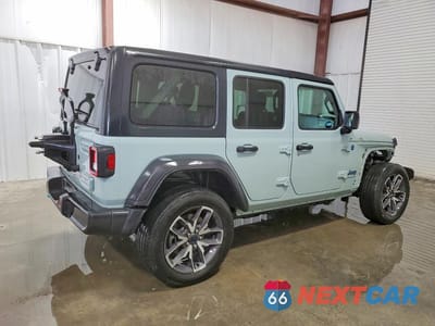 Trzecie zdjęcie samochodu z tyłu: 2024 JEEP WRANGLER 4XE VIN:1C4RJXN69RW316551 - miniatura