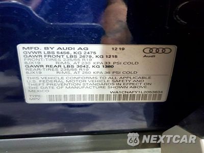 Zdjęcie 13 z 13 samochodu: 2020 AUDI Q5 PRESTIGE VIN:WA1CNAFY1L2053634 - miniatura
