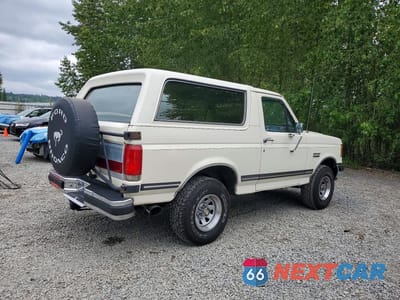 Trzecie zdjęcie samochodu z tyłu: 1989 FORD BRONCO U100 VIN:1FMEU15H9KLA62931 - miniatura