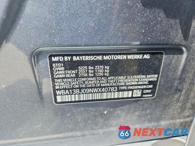 Zdjęcie 12 z 12 samochodu: 2022 BMW 530 XI VIN:WBA13BJ09NWX40783 - miniatura