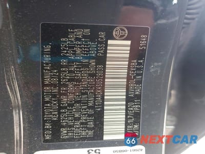 Zdjęcie 12 z 12 samochodu: 2025 TOYOTA CAMRY SE VIN:4T1DAACK4SU529038 - miniatura