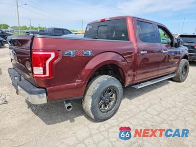 Trzecie zdjęcie samochodu z tyłu: 2016 FORD F150 SUPERCREW VIN:1FTEW1EP0GFC57229 - miniatura