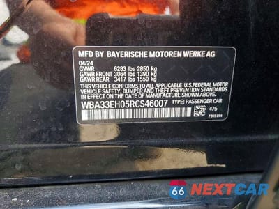 Zdjęcie 12 z 12 samochodu: 2024 BMW 740 XI VIN:WBA33EH05RCS46007 - miniatura