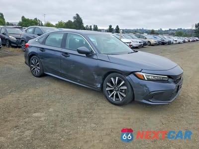 Czwarte zdjęcie samochodu z boku: 2023 HONDA CIVIC EX VIN:2HGFE1F71PH305701 - miniatura
