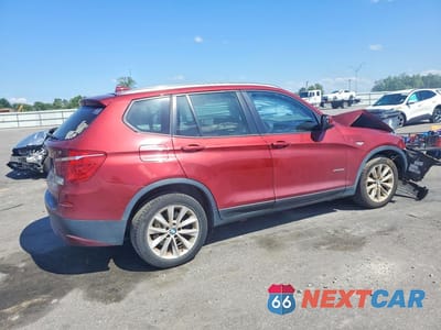 Trzecie zdjęcie samochodu z tyłu: 2014 BMW X3 XDRIVE28I VIN:5UXWX9C54E0D40942 - miniatura