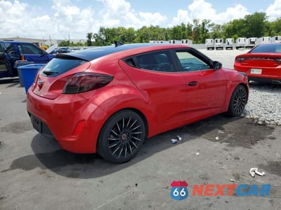 Trzecie zdjęcie samochodu z tyłu: 2013 HYUNDAI VELOSTER BASE VIN:KMHTC6AD6DU122297 - miniatura