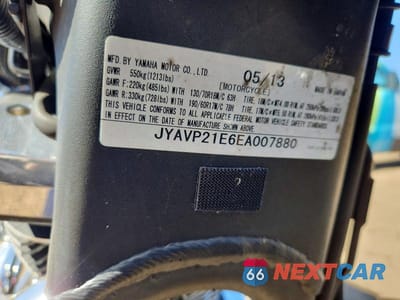 Zdjęcie 9 z 9 samochodu: 2014 YAMAHA XV1900 A VIN:JYAVP21E6EA007880 - miniatura