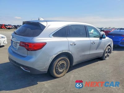 Trzecie zdjęcie samochodu z tyłu: 2016 ACURA MDX VIN:5FRYD4H25GB042131 - miniatura