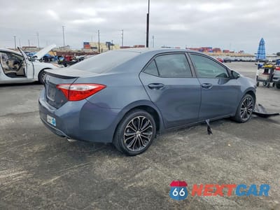 Trzecie zdjęcie samochodu z tyłu: 2015 TOYOTA COROLLA S PLUS VIN:5YFBURHE6FP237110 - miniatura