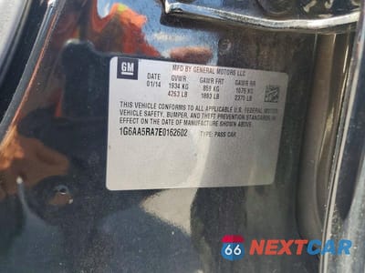 Zdjęcie 12 z 12 samochodu: 2014 CADILLAC ATS VIN:1G6AA5RA7E0162602 - miniatura