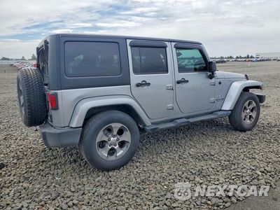 Trzecie zdjęcie samochodu z tyłu: 2018 JEEP WRANGLER JK SAHARA 4 VIN:1C4BJWEGXJL936707 - miniatura