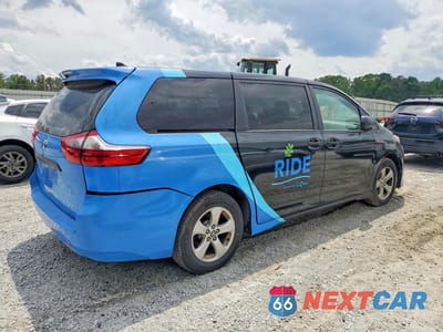 Trzecie zdjęcie samochodu z tyłu: 2020 TOYOTA SIENNA L VIN:5TDZZ3DCXLS088110 - miniatura