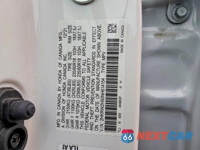 Zdjęcie 13 z 13 samochodu: 2022 HONDA CR-V EX VIN:2HKRW2H50NH614154 - miniatura