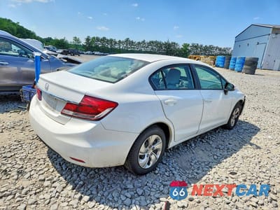 Trzecie zdjęcie samochodu z tyłu: 2014 HONDA CIVIC LX VIN:19XFB2F5XEE204631 - miniatura