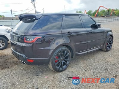 Trzecie zdjęcie samochodu z tyłu: 2020 LAND ROVER RANGE ROVER SPORT HST VIN:SALWS2RU9LA727506 - miniatura
