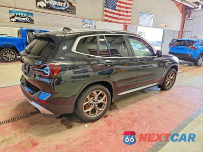 Trzecie zdjęcie samochodu z tyłu: 2022 BMW X3 XDRIVE30I VIN:5UX53DP07N9K73772 - miniatura