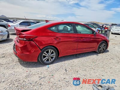Trzecie zdjęcie samochodu z tyłu: 2017 HYUNDAI ELANTRA VALUE EDITION VIN:KMHD84LF9HU238575 - miniatura
