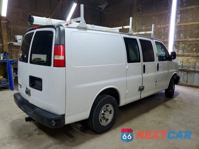 Trzecie zdjęcie samochodu z tyłu: 2013 CHEVROLET EXPRESS G2500 VIN:1GCWGFCG5D1184725 - miniatura