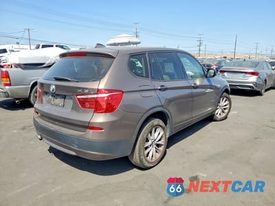 Trzecie zdjęcie samochodu z tyłu: 2014 BMW X3 XDRIVE28I VIN:5UXWX9C58E0D17504 - miniatura