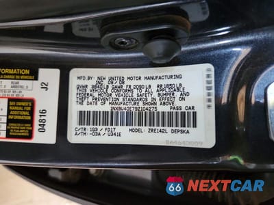 Zdjęcie 12 z 12 samochodu: 2009 TOYOTA COROLLA S VIN:1NXBU40E79Z104275 - miniatura