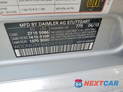 Zdjęcie 13 z 13 samochodu: 2013 MERCEDES-BENZ S 550 4MATIC VIN:WDDNG9EB4DA535533 - miniatura