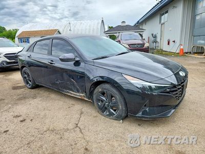 Czwarte zdjęcie samochodu z boku: 2022 HYUNDAI ELANTRA SEL VIN:KMHLS4AG6NU317903 - miniatura