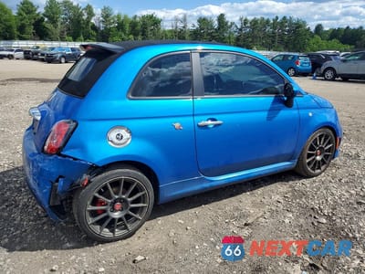 Trzecie zdjęcie samochodu z tyłu: 2018 FIAT 500 ABARTH VIN:3C3CFFJH5JT420820 - miniatura