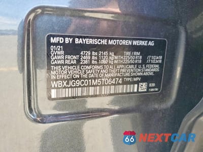 Zdjęcie 13 z 13 samochodu: 2021 BMW X1 XDRIVE28I VIN:WBXJG9C01M5T06474 - miniatura