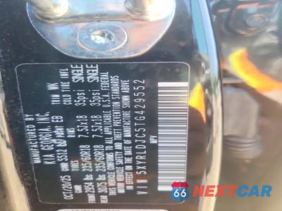 Zdjęcie 14 z 14 samochodu: 2026 KIA SORENTO S VIN:5XYRLDJC5TG429552 - miniatura