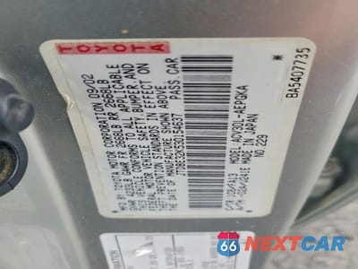 Zdjęcie 12 z 12 samochodu: 2003 TOYOTA CAMRY XLE VIN:JTDBE32K530154637 - miniatura