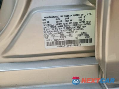 Zdjęcie 12 z 12 samochodu: 2005 NISSAN ALTIMA 2.5 VIN:1N4AL11D95C240243 - miniatura