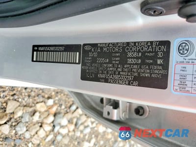 Zdjęcie 12 z 12 samochodu: 2011 KIA FORTE EX VIN:KNAFU5A26B5332197 - miniatura